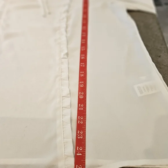 Ruffle accented, tie neck blouse - Picture 7 of 7